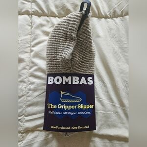 Bombas Textured Taupe/beige Gripper Slippers